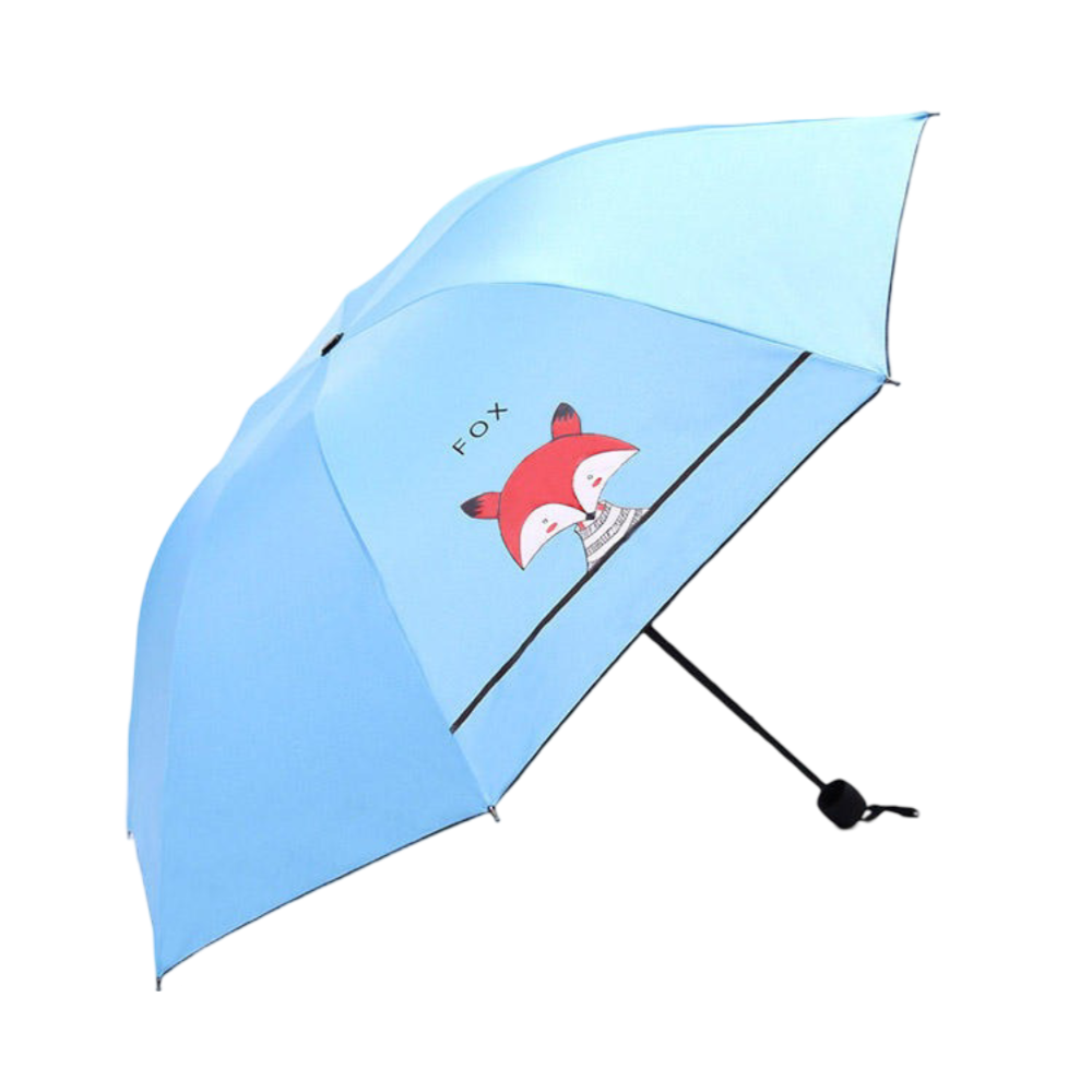 Kawaii Cartoon Little Fox Umbrella