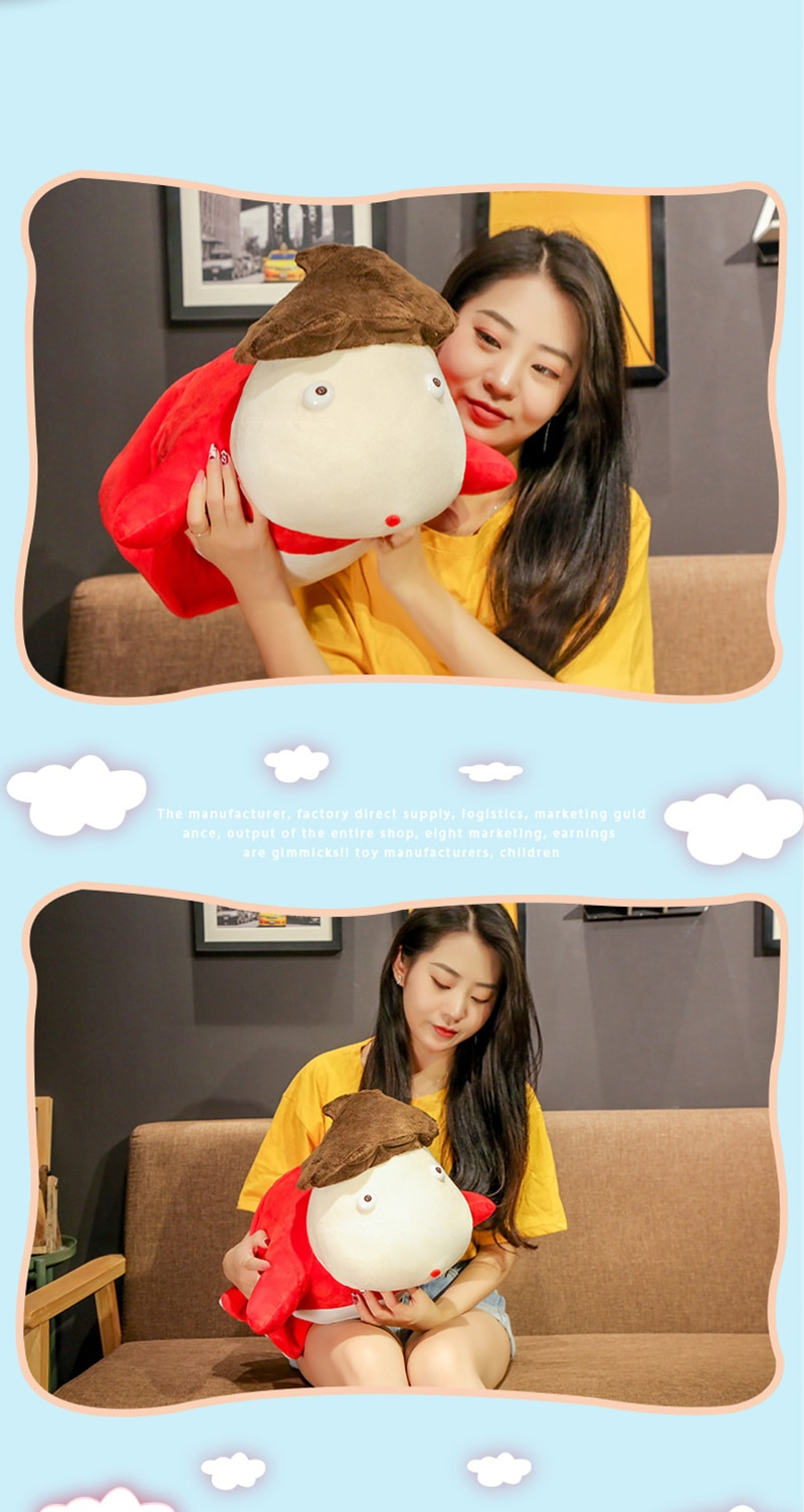 Anime Ponyo on the Cliff Stuffed Cartoon Toy