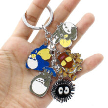 My Neighbor Totoro Chinchillidae Keychain Pendant for Bag Charms Purse Accessory Miyazaki Hayao Comic Fans My Neighbor Totoro Chinchillidae Keychain Pendant for Bag Charms Purse Accessory Miyazaki Hayao Comic Fans