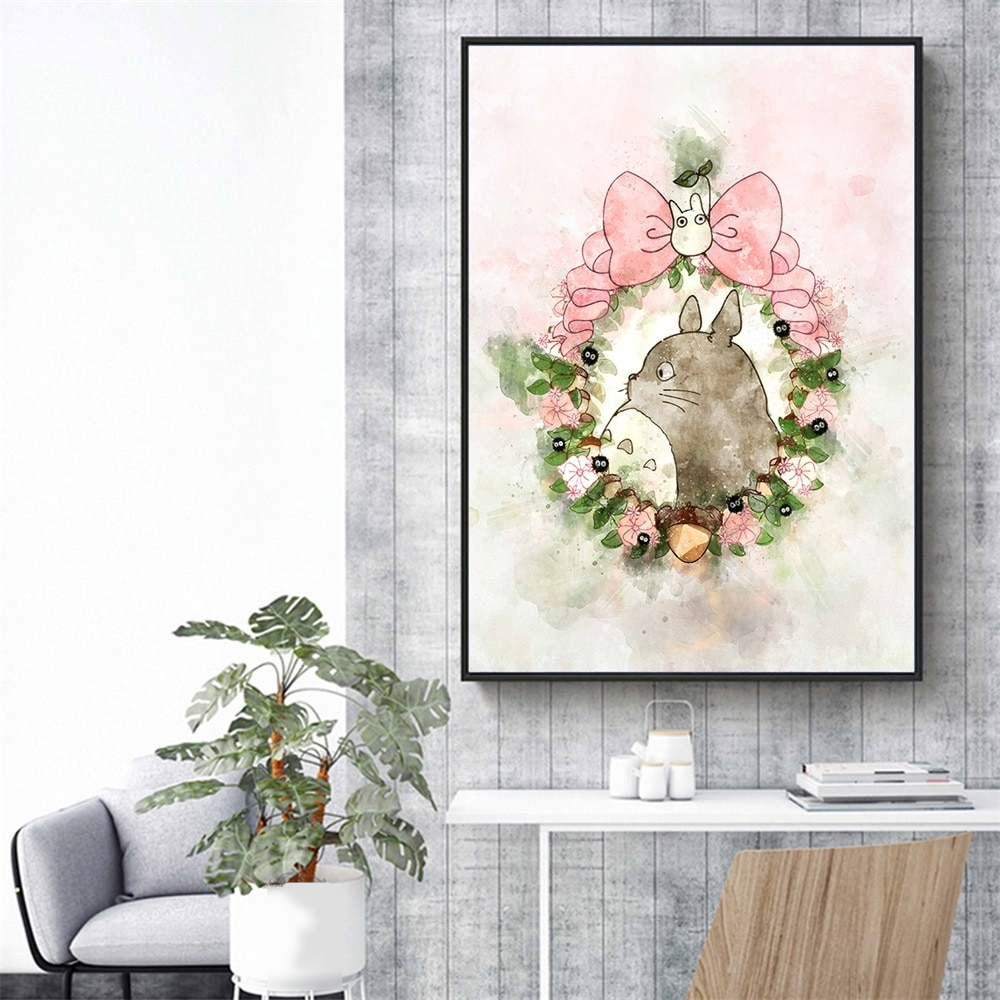 My Neighbour Totoro Anime Art Poster