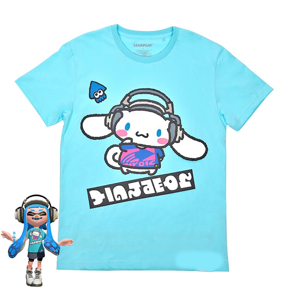 Kawaii Cinnamoroll My Melody Pompom Purin Short-Sleeve T-Shirt