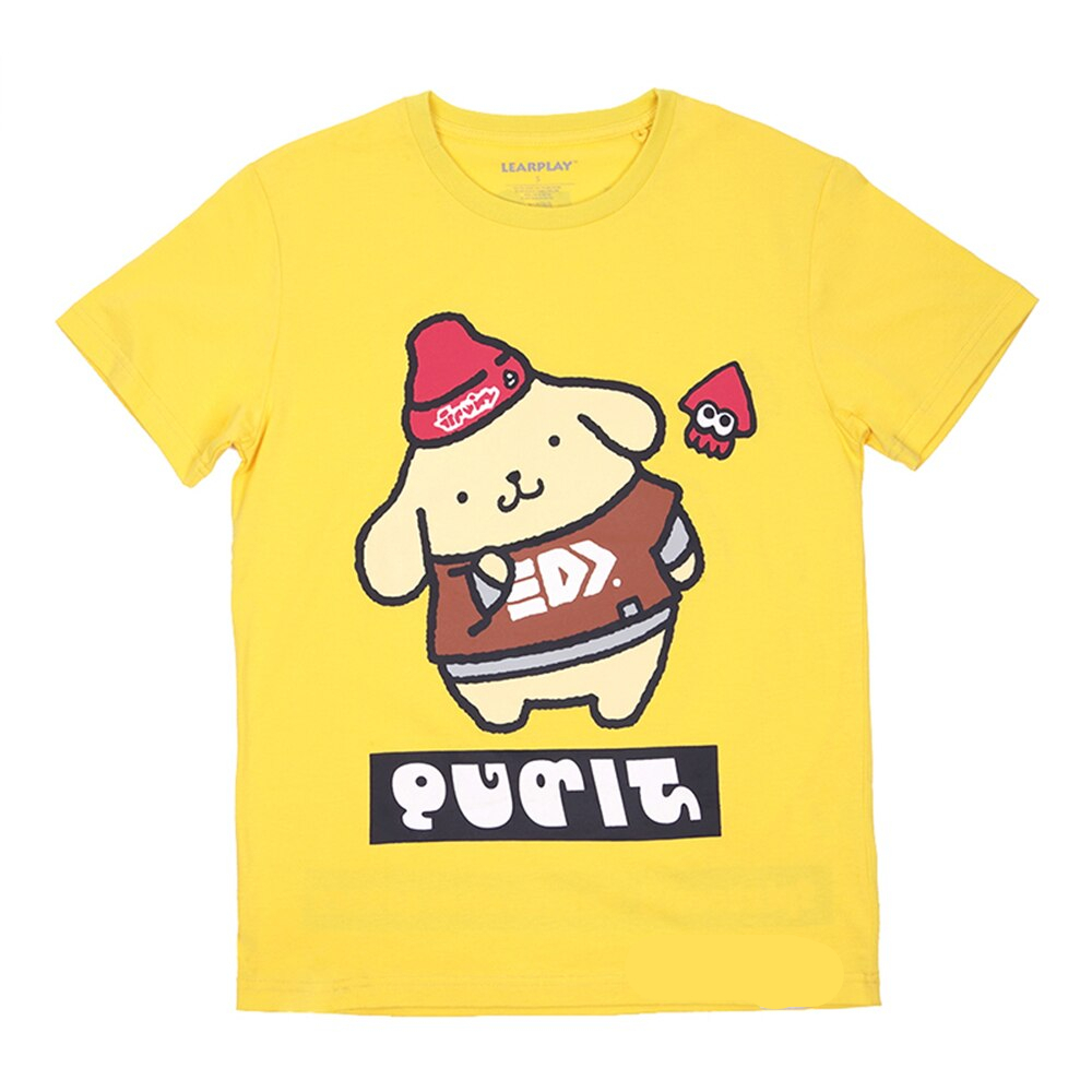 Kawaii Cinnamoroll My Melody Pompom Purin Short-Sleeve T-Shirt