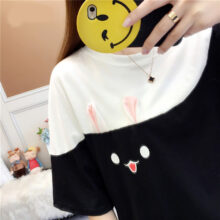 Harajuku Carrot Rabbit Print Tshirt Harajuku Carrot Rabbit Print Tshirt