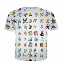 Pokemon Go 3D Print T-Shirt Fashion Brand Clothing Pikachu Pokemon Go 3D Print T-Shirt Fashion Brand Clothing Pikachu