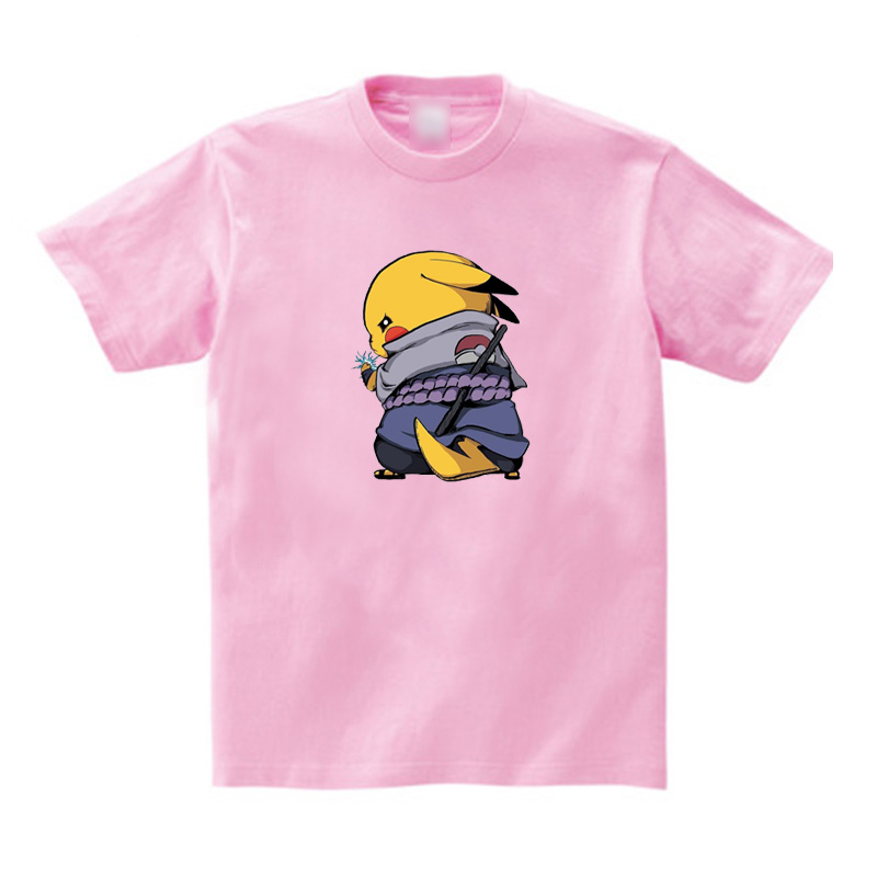 Pokemon Pikachu Anime Cotton Short-Sleeve T-Shirt