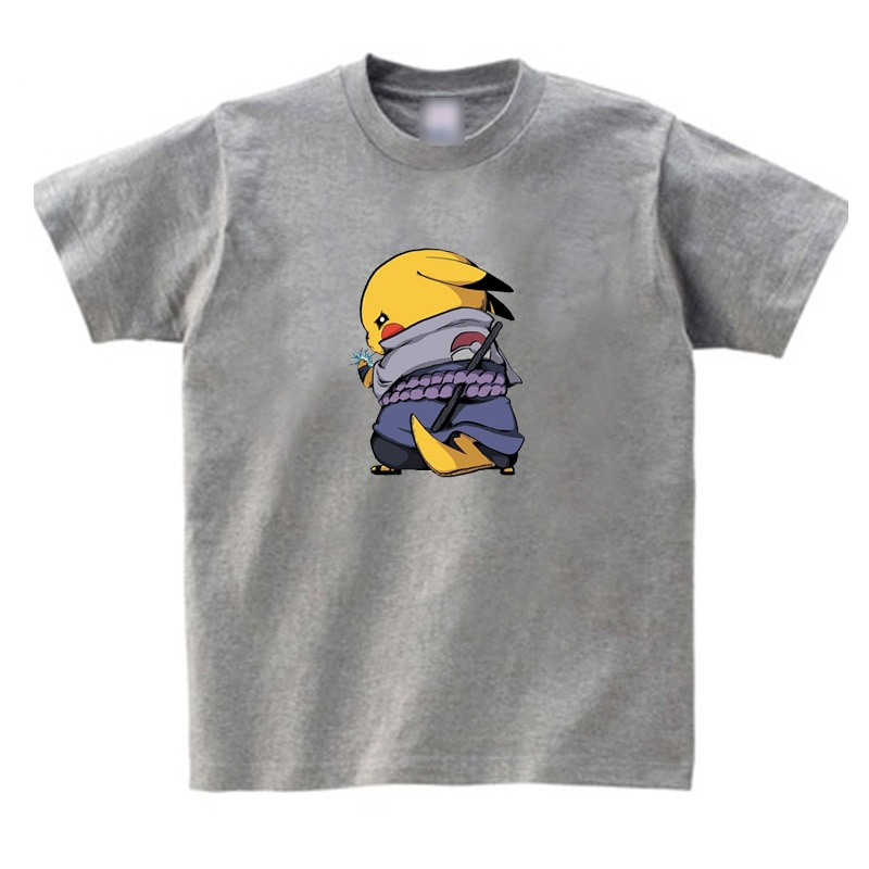 Pokemon Pikachu Anime Cotton Short-Sleeve T-Shirt