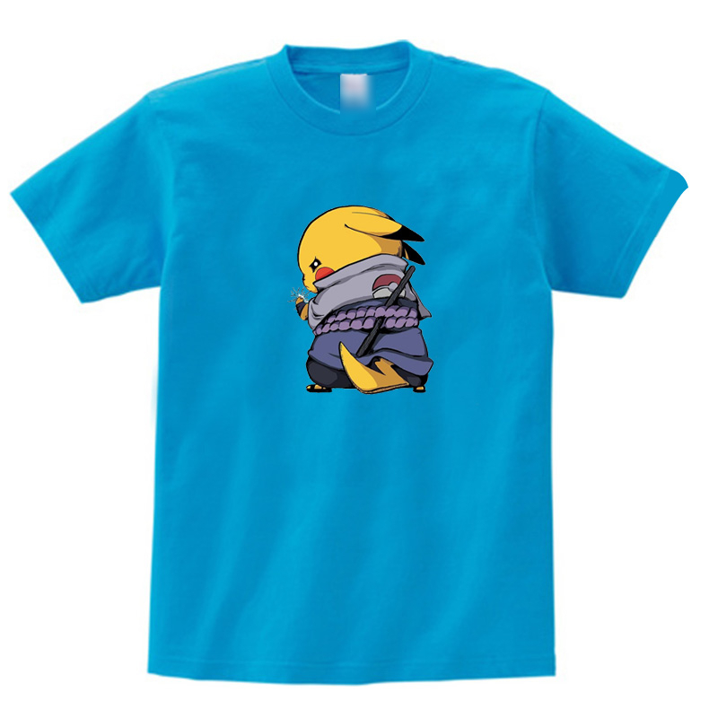 Pokemon Pikachu Anime Cotton Short-Sleeve T-Shirt