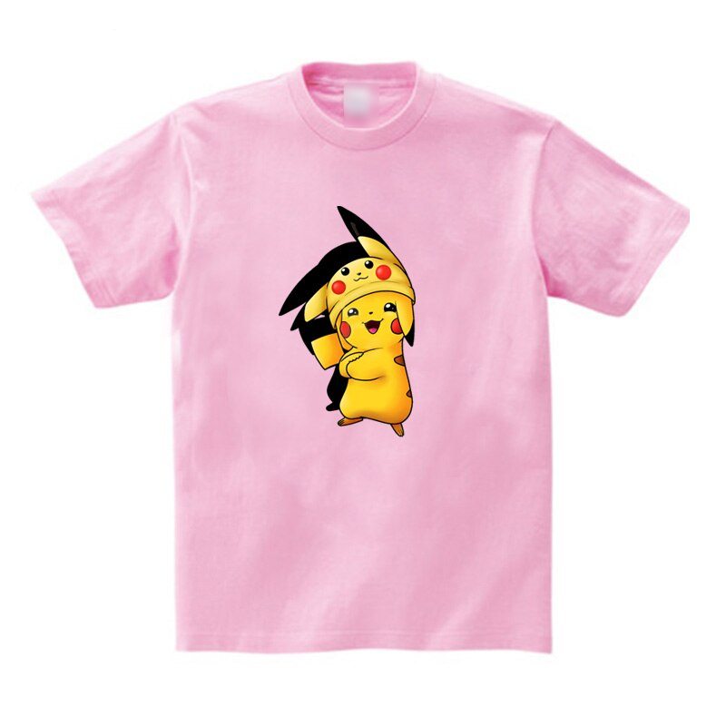 Pokemon Pikachu Anime Cotton Short-Sleeve T-Shirt