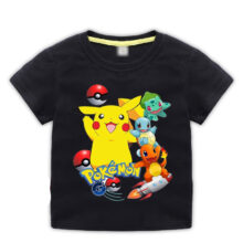 Boy Pokemon Pikachu Print T-Shirt Boy Pokemon Pikachu Print T-Shirt
