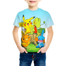 Pokemon Pikachu Anime 3D Print Cartoon T Shirt Pokemon Pikachu Anime 3D Print Cartoon T Shirt
