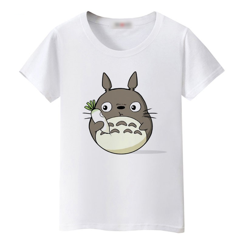 Cartoon Totoro Cat Casual T-Shirt