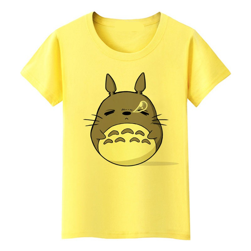 Cartoon Totoro Cat Casual T-Shirt