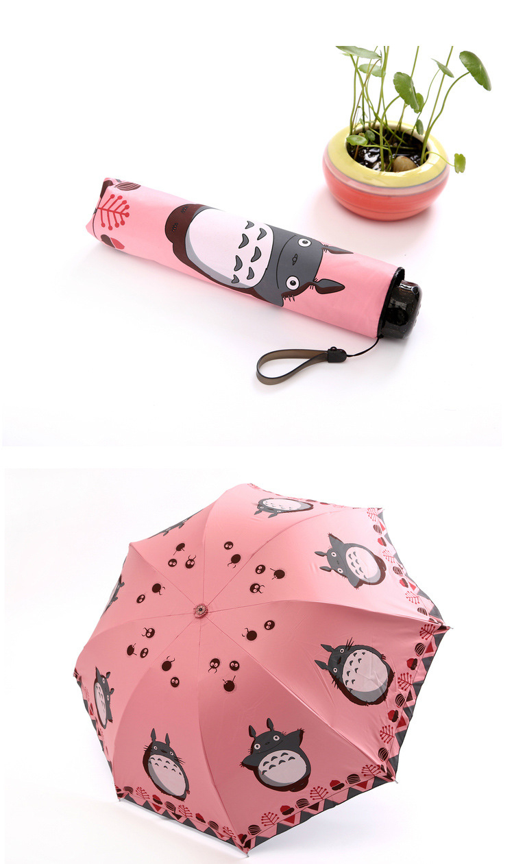 Totoro Cartoon Design Windproof Folding Umbrella Totoro Cartoon Design Windproof Folding Umbrella