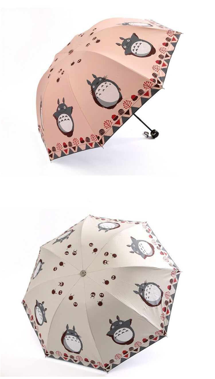 Totoro Cartoon Design Windproof Folding Umbrella Totoro Cartoon Design Windproof Folding Umbrella