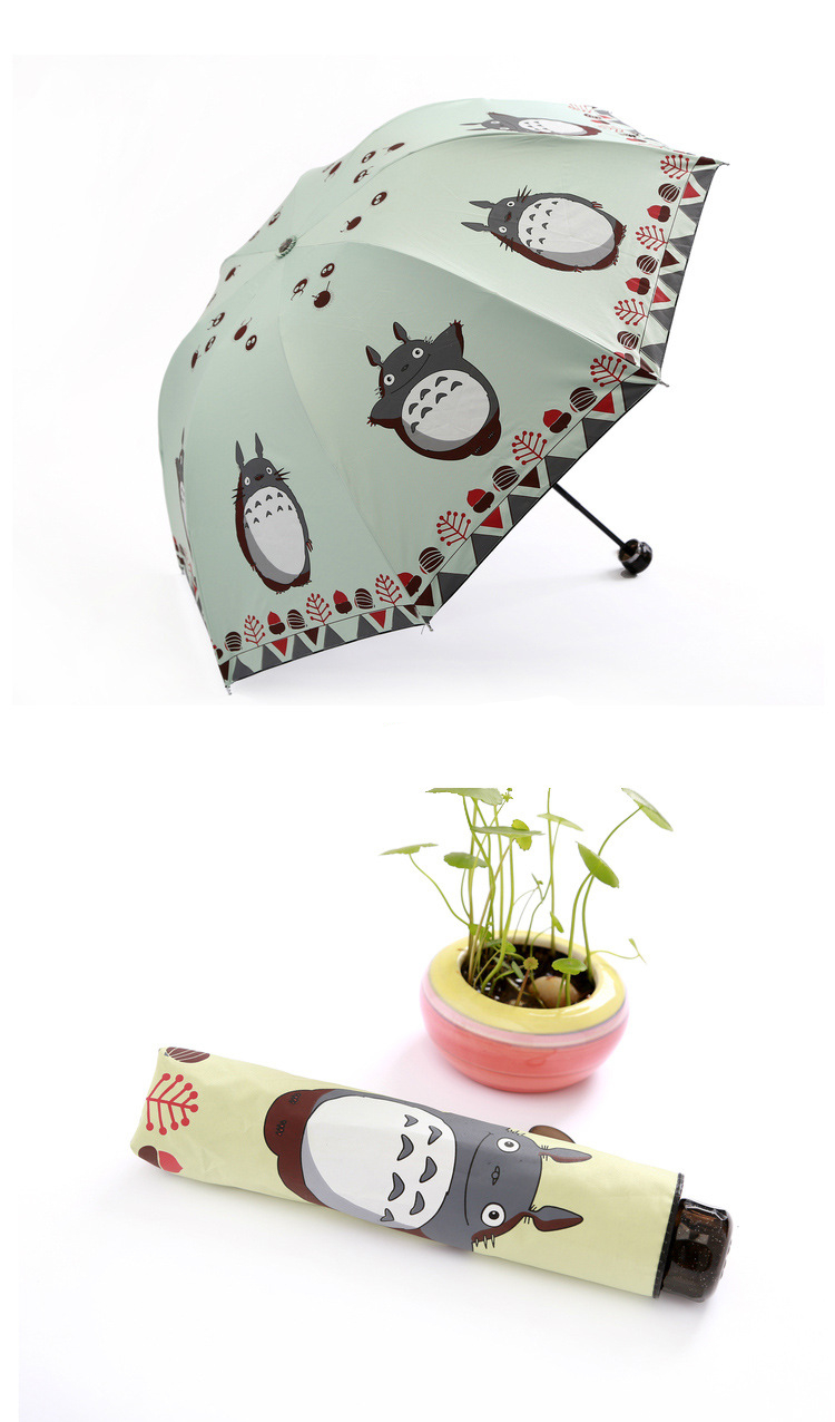 Totoro Cartoon Design Windproof Folding Umbrella Totoro Cartoon Design Windproof Folding Umbrella