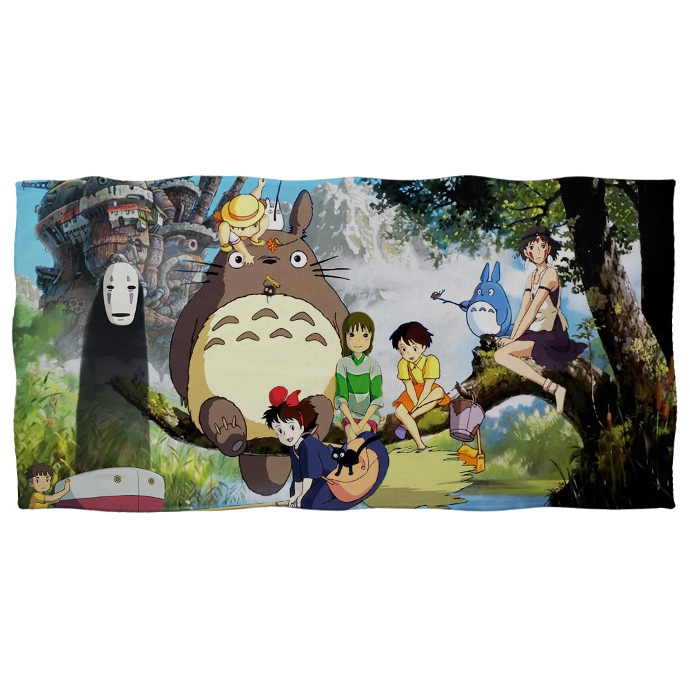 My Neighbor Totoro Anime Print Soft Shower Bath Towel