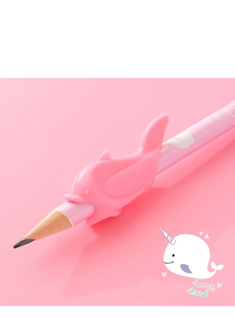 6Pcs/Set Kawaii Stationery Set Pencils With Eraser Ruler Sharpener 6Pcs/Set Kawaii Stationery Set Pencils With Eraser Ruler Sharpener