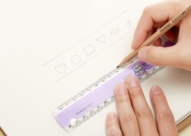 30cm Kawaii Rulers School Stationery - Study Time