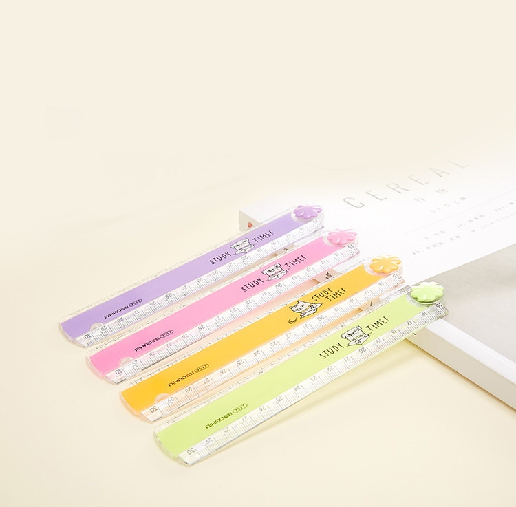 30cm Kawaii Rulers School Stationery - Study Time