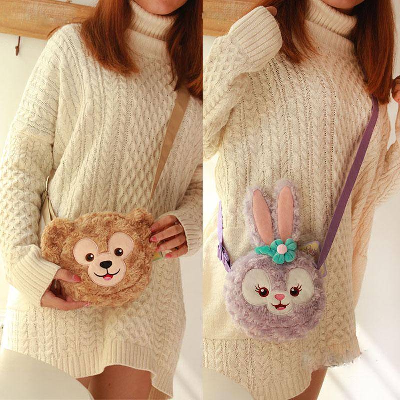 Cartoon Friends Stellalou Duffy Bear Plush School Bag For Children