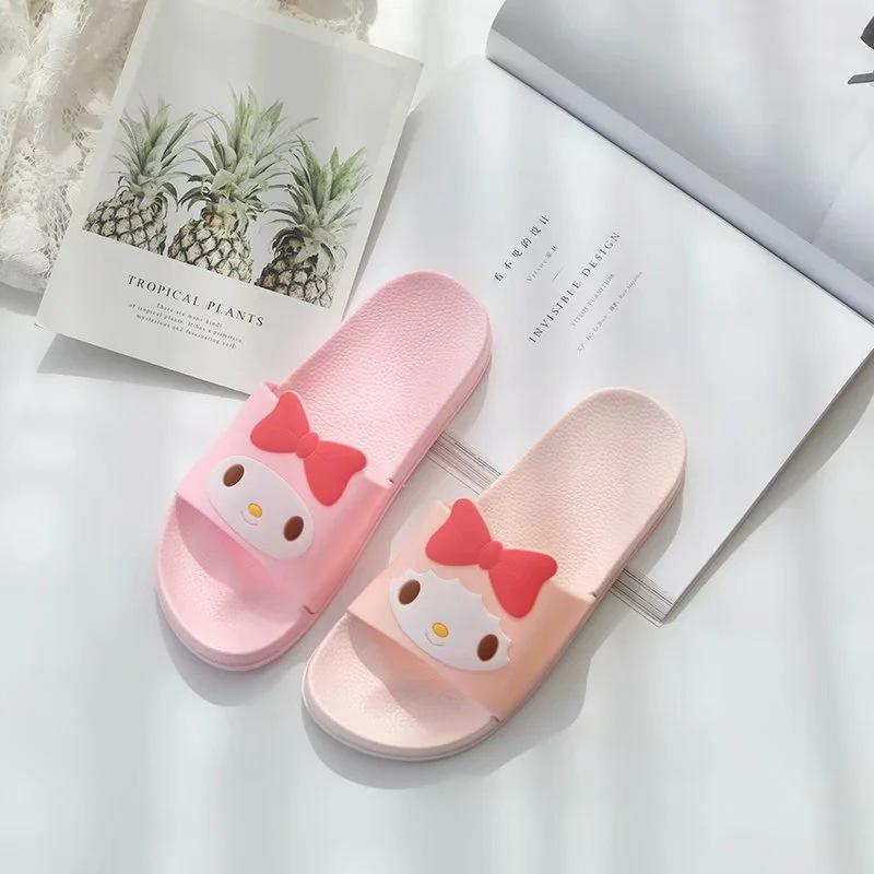Cartoon Kuromi Non Slip Soft Kawaii Slippers