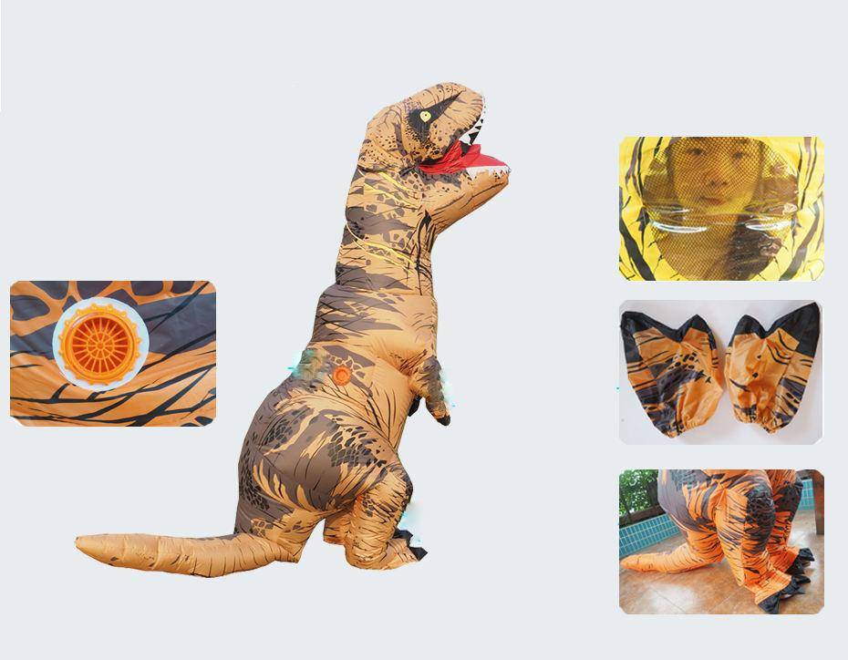 Anime Blow Up Dinosaur Cosplay Costume