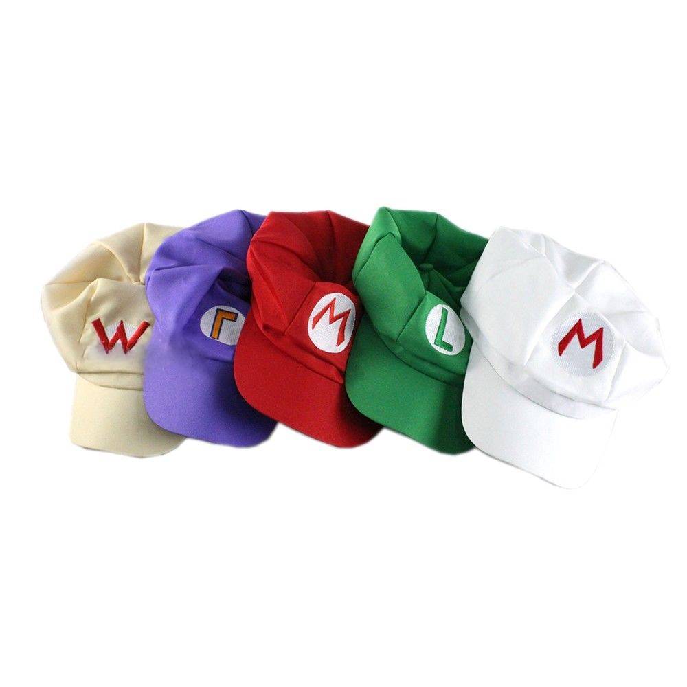 Super Mario Luigi Bros Anime Octagonal Shape Hat