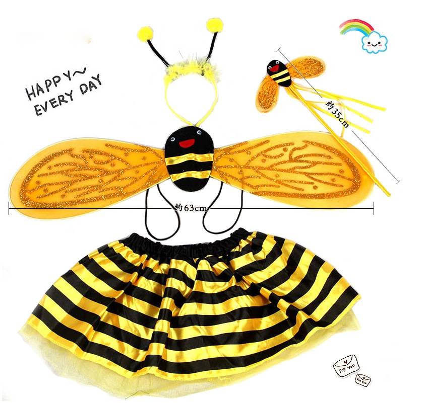 Kawaii Bee Ladybug Costumes Set For Kids