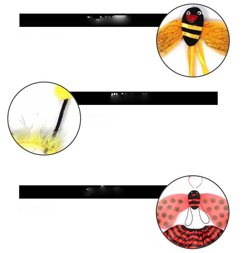 Kawaii Bee Ladybug Costumes Set For Kids