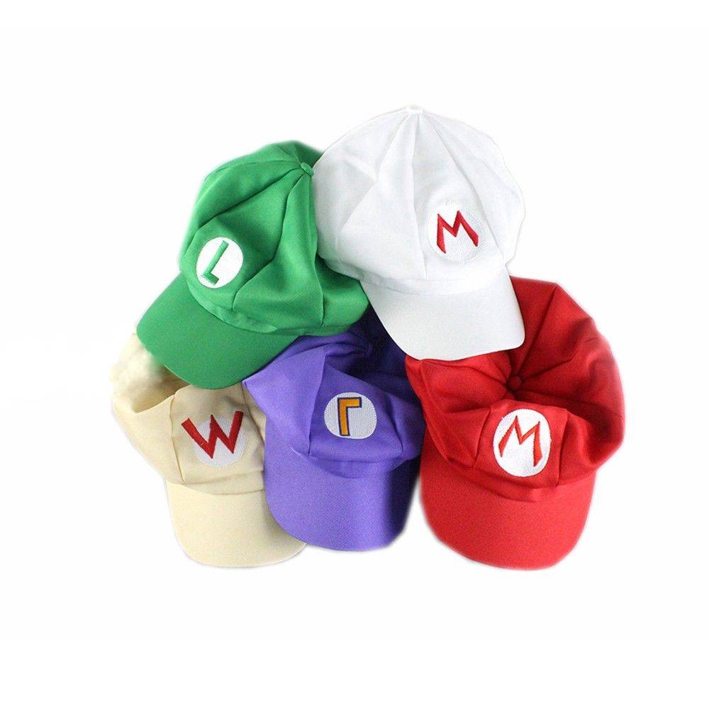 Super Mario Luigi Bros Anime Octagonal Shape Hat