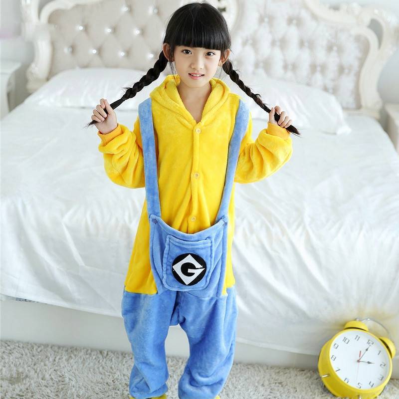 Anime Despicable Me Sleepwear Pajamas Jumpsuit