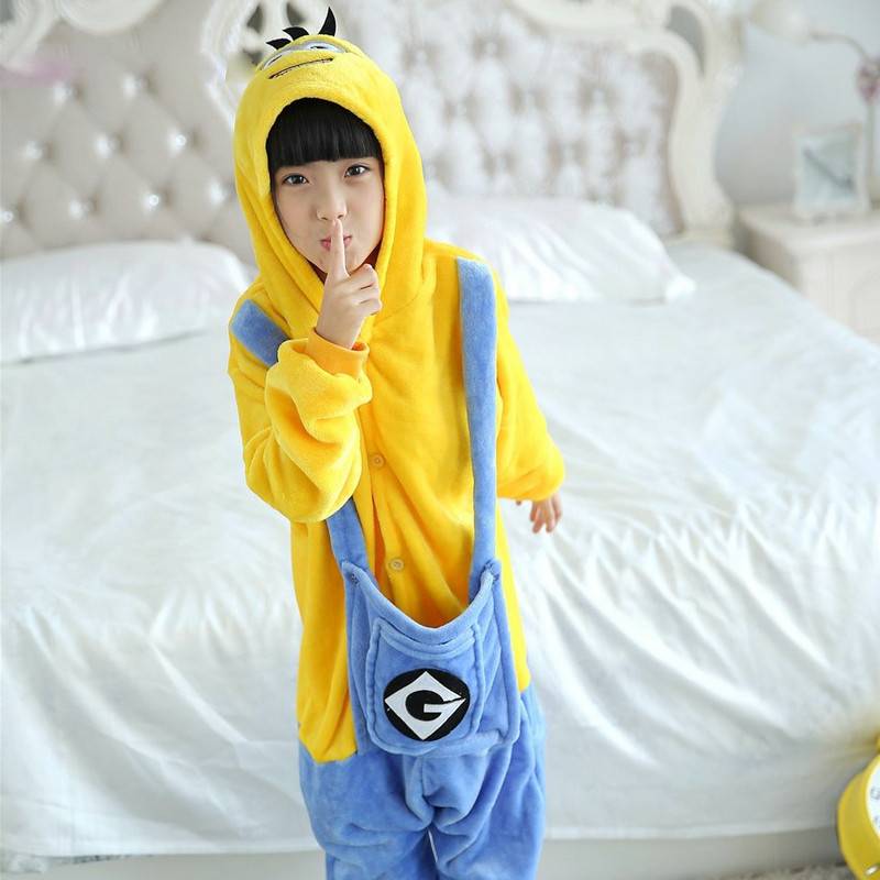 Anime Despicable Me Sleepwear Pajamas Jumpsuit
