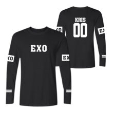2020 EXO Kpop T shirt Women/men crewneck Letter Printed Tshirt Tops Hot Sale Harajuku Fashion hip hop 4XL long sleeve T-shirt 2020 EXO Kpop T shirt Women/men crewneck Letter Printed Tshirt Tops Hot Sale Harajuku Fashion hip hop 4XL long sleeve T-shirt