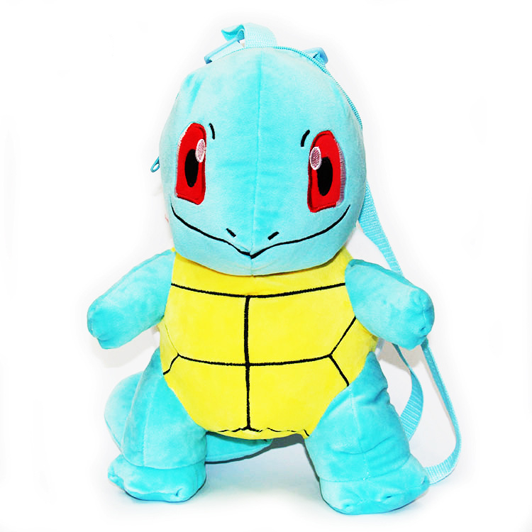 Mochila Squirtle Charmander Anime Soft School Bags