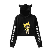 Gacha Life Crop Hoodie Sweatshirts Women Cat Pullover Girl Kawaii Harajuku Tracksuit Gacha Life Crop Hoodie Sweatshirts Women Cat Pullover Girl Kawaii Harajuku Tracksuit
