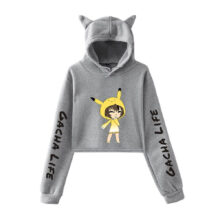 Gacha Life Crop Hoodie Sweatshirts Women Cat Pullover Girl Kawaii Harajuku Tracksuit Gacha Life Crop Hoodie Sweatshirts Women Cat Pullover Girl Kawaii Harajuku Tracksuit