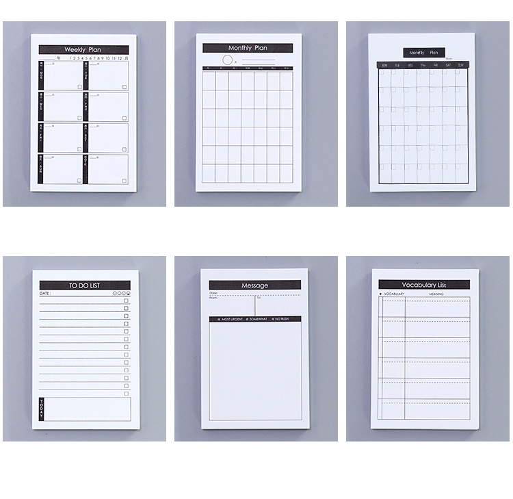 Kawaii Stationery Kraft Paper Sticky Notes Kawaii Stationery Kraft Paper Sticky Notes
