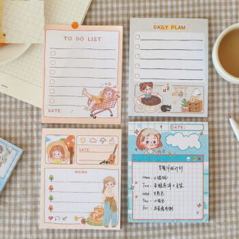"Molang Rabbit 2020" 1pc Cute Monthly Weekly Planner Agenda Study Notebook Diary 