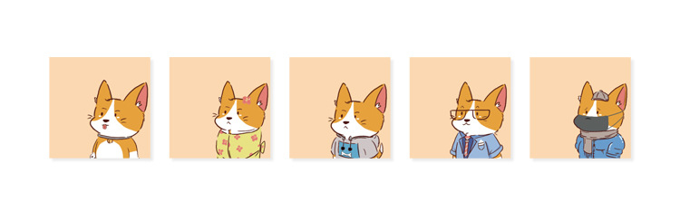 Kawaii Mood Cartoon Loose Leaf Pattern Memo Pad