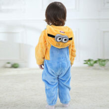 Minions Onesie Baby Romper Good Quality Infant Clothes Newborn Pajama Kigurumis Kids Overall Zipper Outfit Fancy Anime Costume Minions Onesie Baby Romper Good Quality Infant Clothes Newborn Pajama Kigurumis Kids Overall Zipper Outfit Fancy Anime Costume