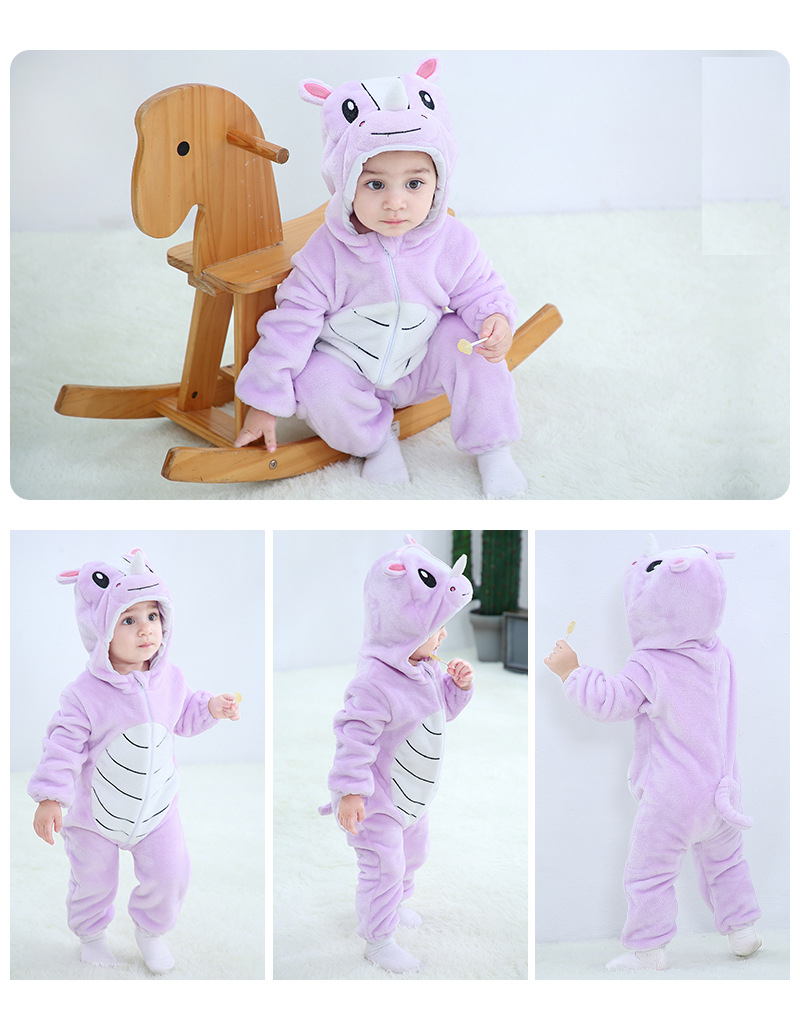 Unicorn Anime Kigurumi Onesie Pajama Costume For Infant Newborn Baby Unicorn Anime Kigurumi Onesie Pajama Costume For Infant Newborn Baby