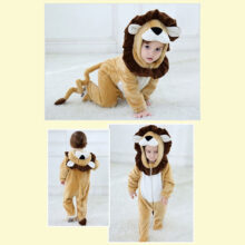 Baby Lion Onesie Animal Costume Toddler Boy Girl Long Sleeve Romper Funny Cute Warm Clothes Child Kid 0-3 years Infant Kigurumis Baby Lion Onesie Animal Costume Toddler Boy Girl Long Sleeve Romper Funny Cute Warm Clothes Child Kid 0-3 years Infant Kigurumis