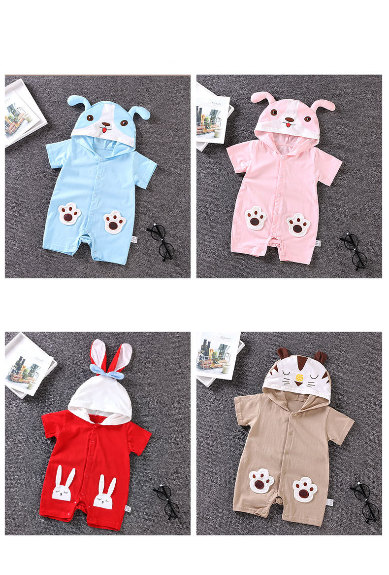 Cow/Tiger/Rabbit/Panda Animals Onesie Costume For Infant Baby