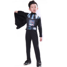 Darth Vader Costume for Kids Darth Vader Jumpsuit Black Clothing With Cape Christmas Holiday Cosplay for Boys Girls Darth Vader Costume for Kids Darth Vader Jumpsuit Black Clothing With Cape Christmas Holiday Cosplay for Boys Girls