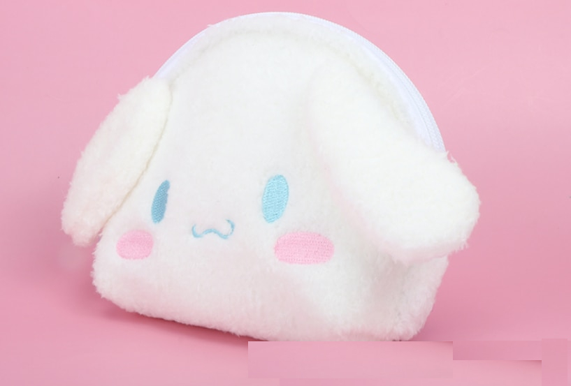 My Melody Cinnamoroll Plush Cosmetic Storage Bag