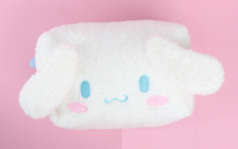 My Melody Cinnamoroll Plush Cosmetic Storage Bag