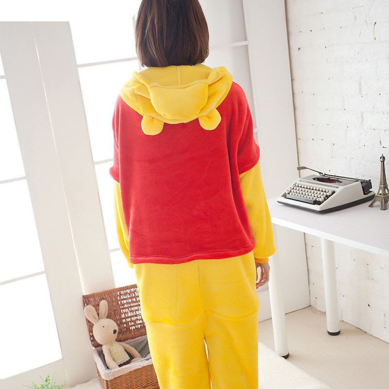 Kigurumi Onesies Winnie Bear Cartoon Costume Pajamas