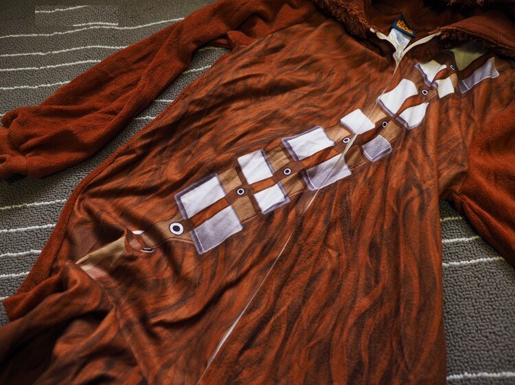 Star Wars Chewbacca Onesie Pajamas Cosplay Costume