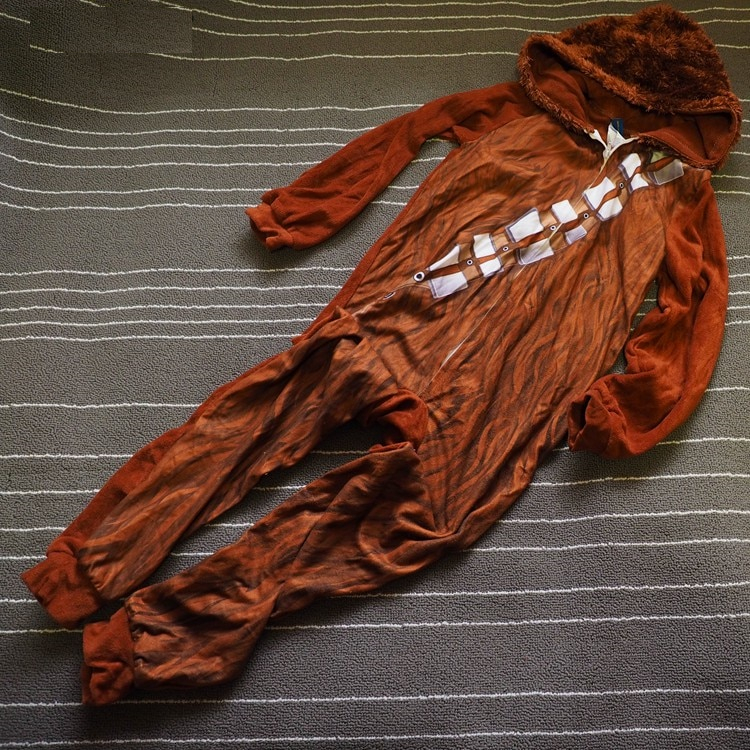 Star Wars Chewbacca Onesie Pajamas Cosplay Costume