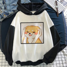 Fashion shiba inu Anime Hoodie Winter Pullover Couple Streetwear Hip Hop Clothes Crop Top Women cute Loose Long Sleev Hoodies Fashion shiba inu Anime Hoodie Winter Pullover Couple Streetwear Hip Hop Clothes Crop Top Women cute Loose Long Sleev Hoodies